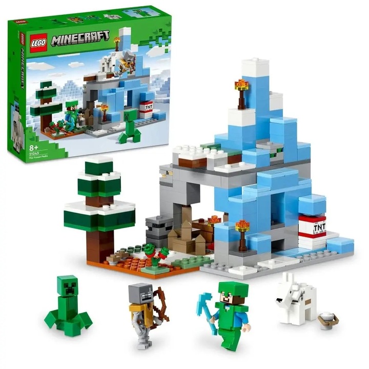 LEGO Minecraft 21243 Ośnieżone szczyty