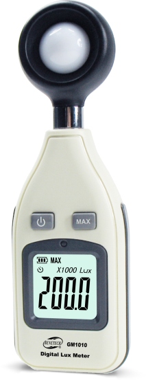 LUKSOMIERZ LUXOMETR MIERNIK NATĘŻENIA ŚWIATŁA OŚWIETLENIA ŚWIATŁOMIERZ LCD