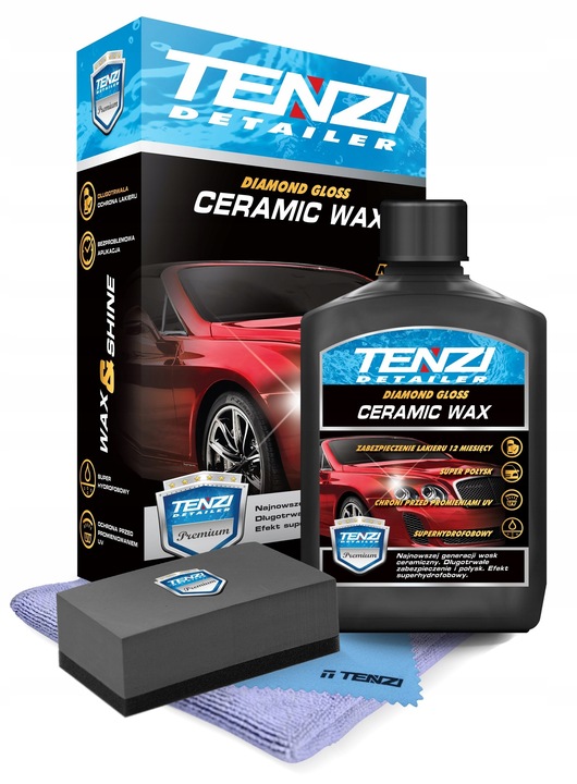 Wosk samochodowy TENZI Ceramic Wax 300 ml (3 elementy)