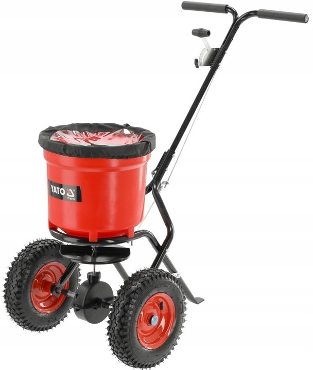 SIEWNIK/ROZRZUTNIK OGRODOWY DO NAWOZU, PIASKU, NASION, ROTACYJNY 25 KG 23 L