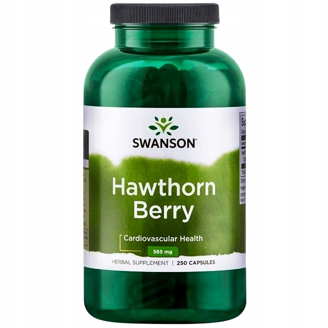 SWANSON GŁÓG OWOCE 250 k. SERCE KRĄŻENIE ciśnienie