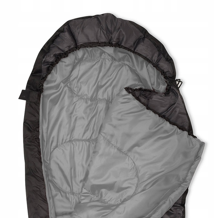 Śpiwór CampuS Kjerag 250 czarno-szary CUP702123404 Right