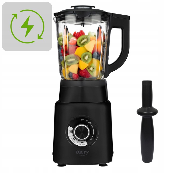 Blender Kielichowy do Koktajli 2000W 3 PROGRAMY Kruszy Lód Smoothie BPAFREE