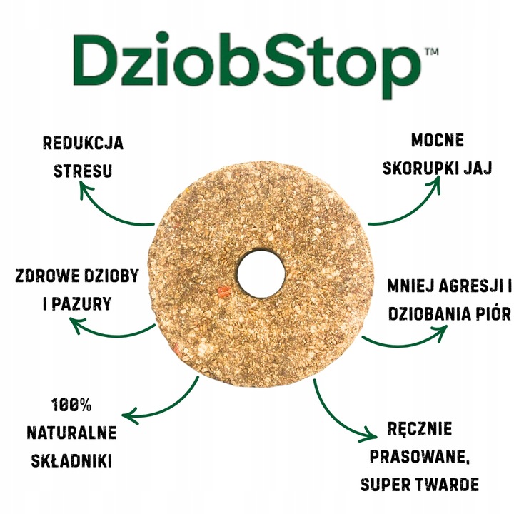DziobStop 5kg Dziobak witaminy i minerały dla kur niosek na kanibalizm kur