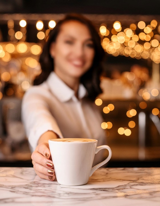 6 x BIAŁE FILIŻANKI ZE SPODKAMI 230 ml, DO KAWY