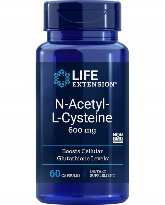 Life Extension NAC N-acetylo-L-cysteina (60 kaps.) 09/25 Original