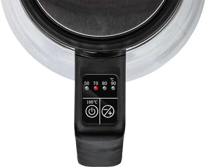 Czajnik elektryczny bezprzewodowy regulacja temperatury szklany MPM MCZ-116