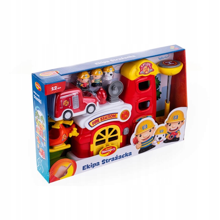 Zabawka interaktywna Remiza Ekipa strażacka Dumel