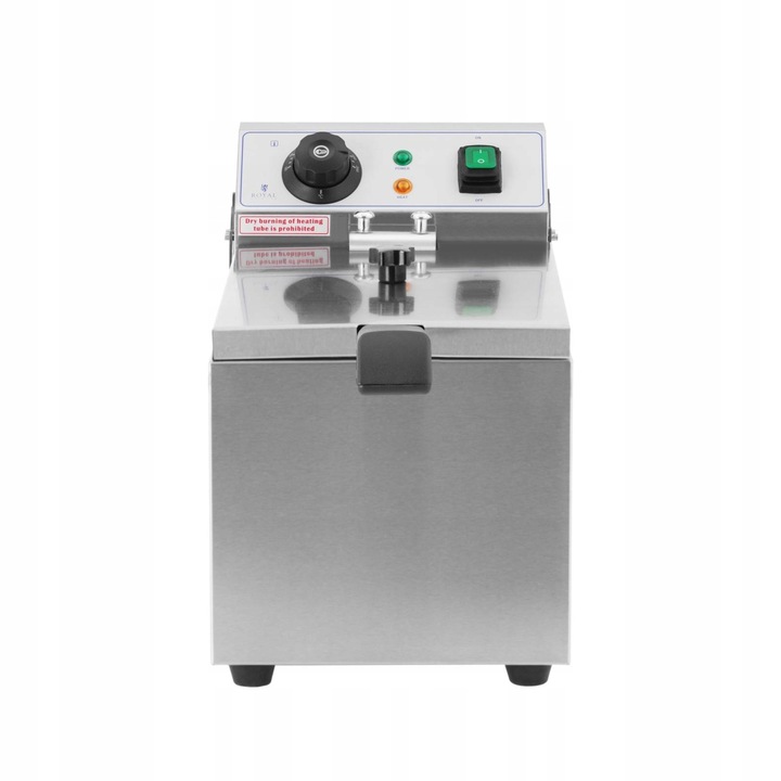 FRYTOWNICA ELEKTRYCZNA 8 L POJEDYNCZA 3200W GASTRONOMICZNA JEDNOKOMOROWA