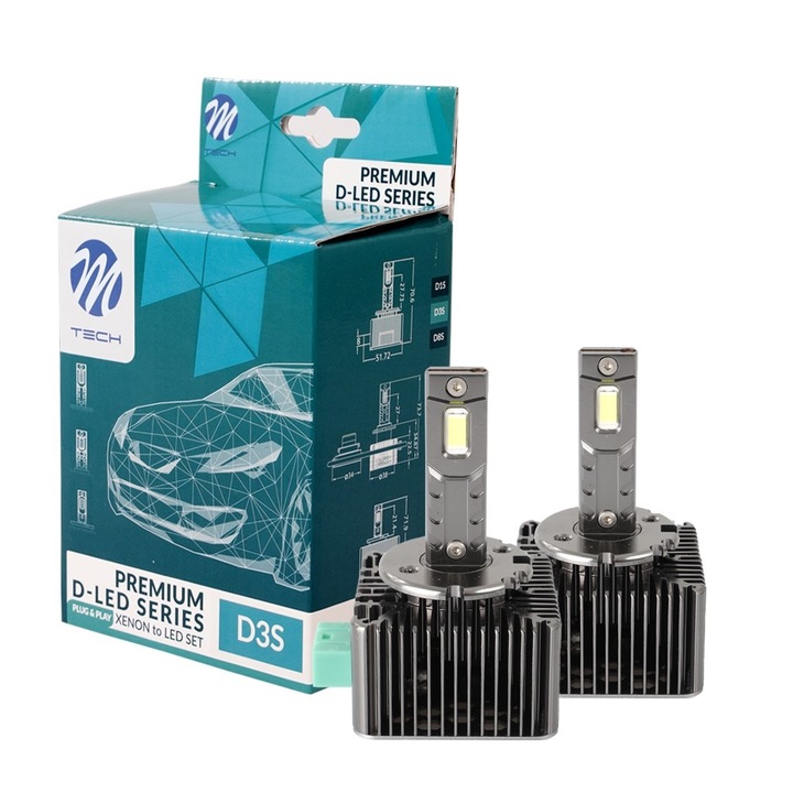 ŻARNIKI XENON D3S LED 6000K 35W CANBUS P&P