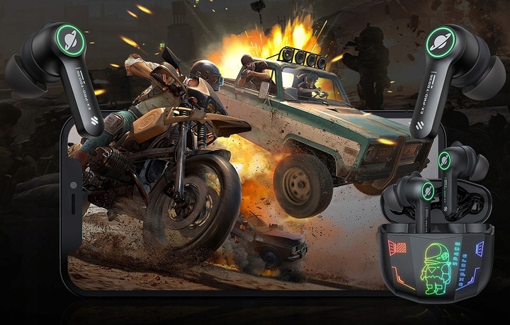 ONIKUMA BEZPRZEWODOWE SŁUCHAWKI GAMINGOWE T36 BLUETOOTH PODŚWIETLENIE RGB