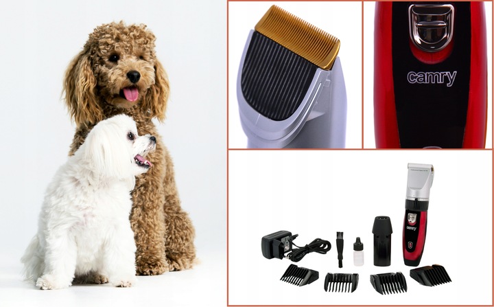 MASZYNKA Camry CR 2821 DO STRZYŻENIA PSÓW ZWIERZĄT