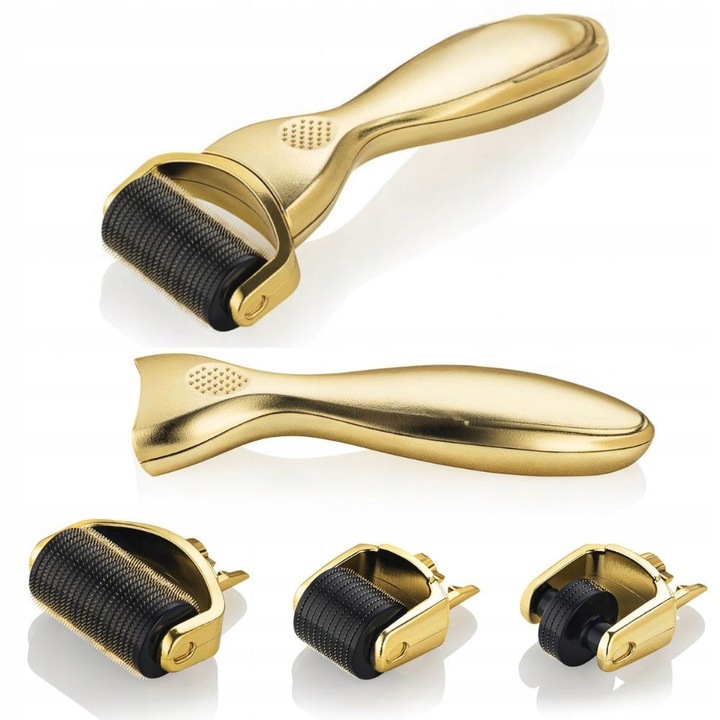 DERMA ROLLER WAŁEK MASAŻER DO MASAŻU CIAŁA TWARZY ROLOWANIA MEZOTERAPII 3x