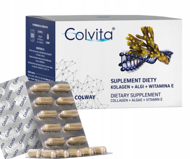 Colvita kolagen kapsułki 120 szt. - Suplement diety Colway