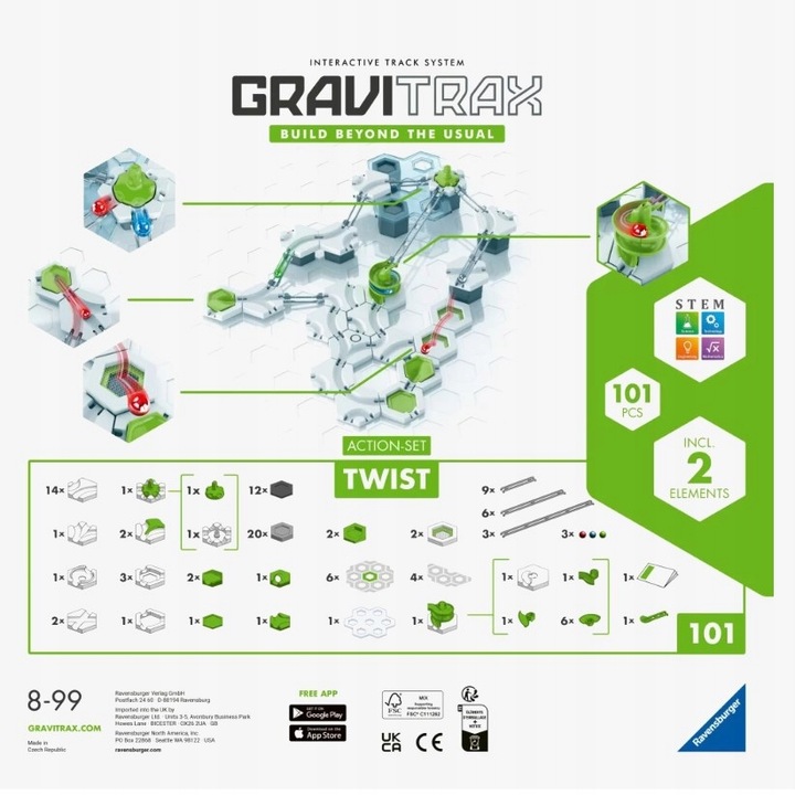 GraviTrax Zestaw Startowy Twist 225767