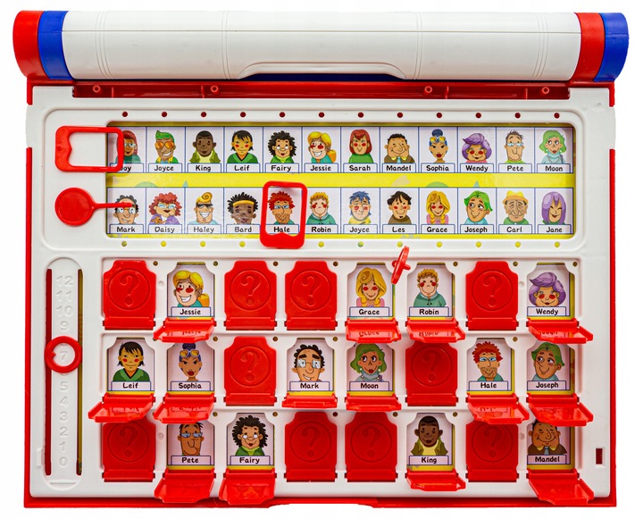 Edukacyjna GRA PAMIĘCIOWA Zgadnij Kto to? PRZENOŚNA WALIZKA 8 PLANSZ