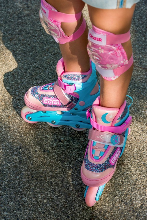 Rolki Wrotki Regulowane 3w1 RAVEN Etta 27-30 Kółka LED