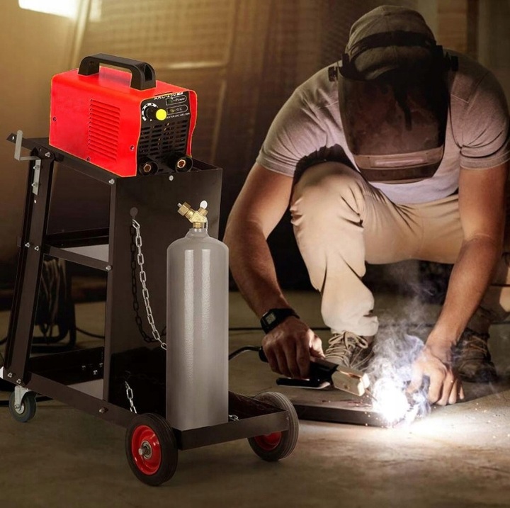 WÓZEK SPAWALNICZY DO SPAWAREK PÓŁKA NA BUTLE MIGOMAT SPAWARKĘ MOCNA