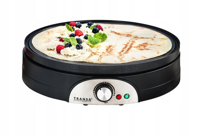 DUŻA Naleśnikarka DWUSTRONNA PANCAKE 2w1 DualPancake XXXL TRANSA 1500W