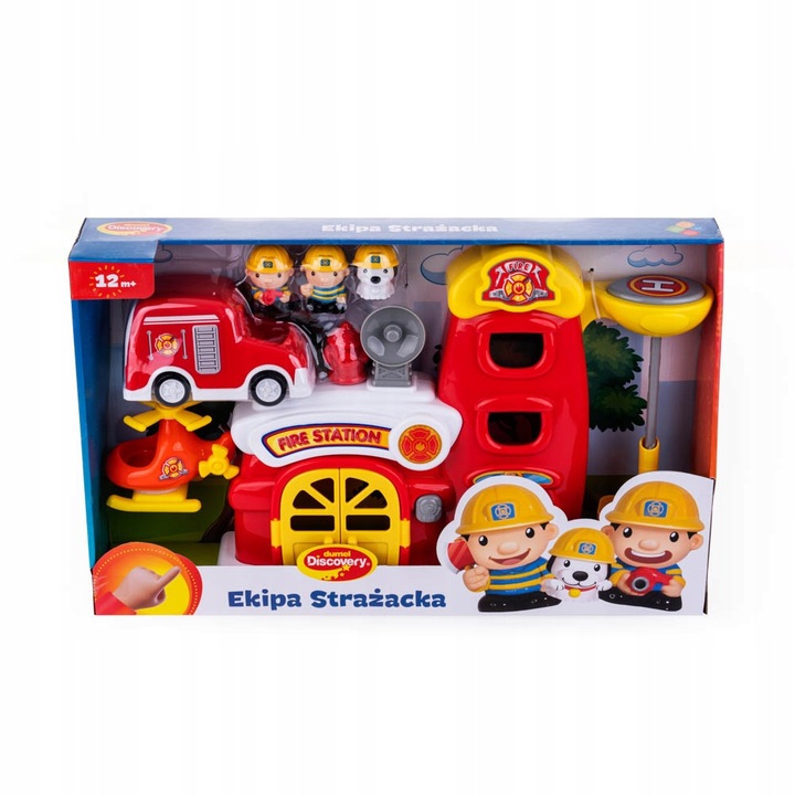Zabawka interaktywna Remiza Ekipa strażacka Dumel