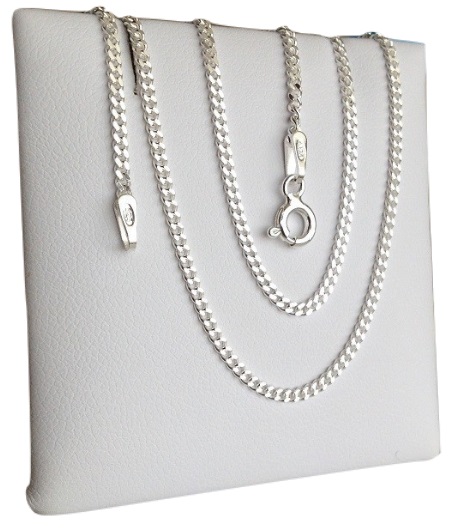 Łańcuszek Srebrny Pancerka + Krzyżyk SREBRNY Komplet (na PREZENT / KOMUNIA)