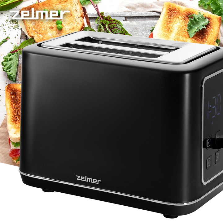 TOSTER ZELMER OPIEKACZ KANAPEK 7 POZIOMÓW ELEKTRYCZNY TOSTY 2 KROMKI 750W