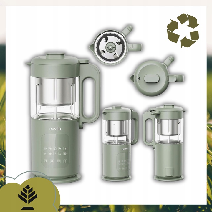 Robot Kuchenny Nuvita Magic Pappa 7W1 Do Gotowania Dla Dzieci Niemowląt