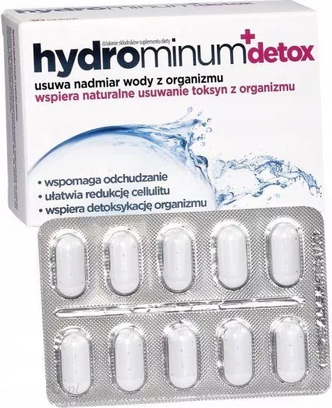 Hydrominum + Detox 30 tabletek USUWANIE TOKSYN