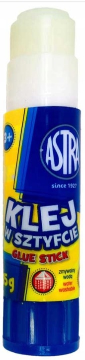 24x Astra KLEJ W SZTYFCIE Szkolny Biurowy Mocny Całe Pudełko 15g Astra