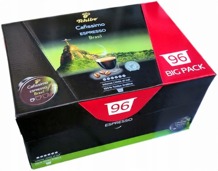 TCHIBO CAFISSIMO ESPRESSO BRASIL 96 sztuk BIG PACK