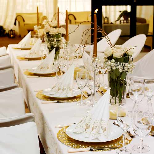 50 ZŁOTE serwetki pod talerz 36cm podkładki ZESTAW 50 sztuk