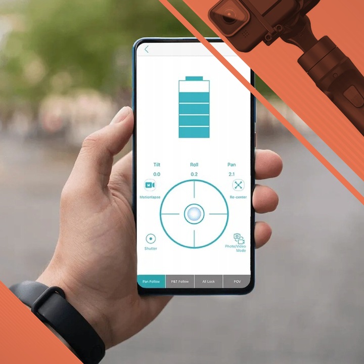 Gimbal Stabilizator iSteady Pro4 dla kamer sportowych