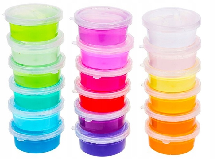ZESTAW DO ROBIENIA SLIME FABRYKA LABORATORIUM XXL SLIME BOX GLUT JUMBO