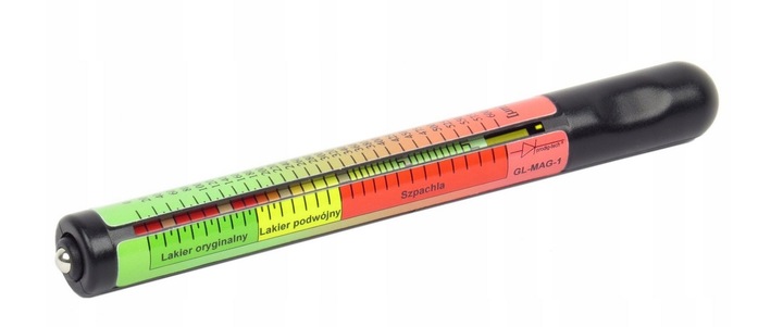 Prodig-Tech MIERNIK CZUJNIK TESTER GRUBOŚCI LAKIERU GL-MAG 20-25um 0-600