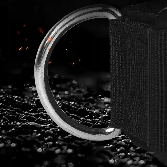 MEGA MOCNA SOLIDNA OBROŻA TAKTYCZNA DO DUŻEGO PSA METALOWA KLAMRA 45-65 XL