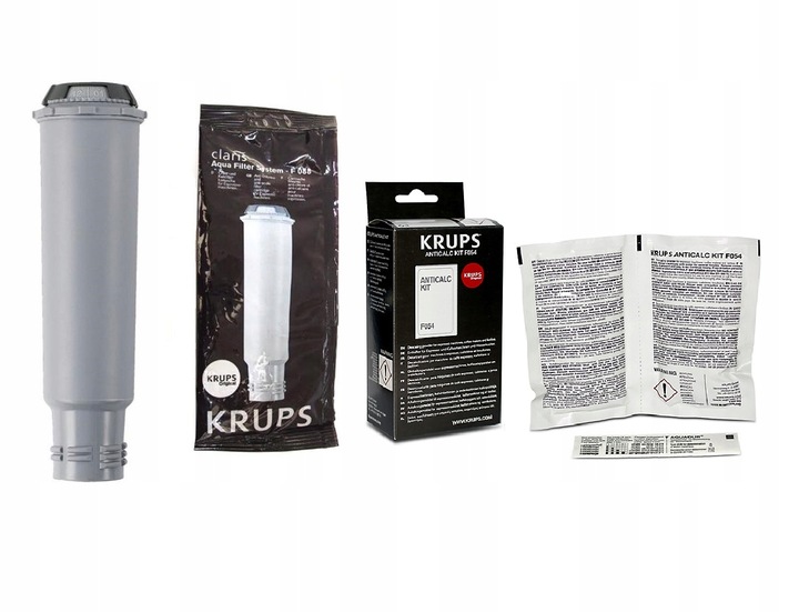 Filtr Do Ekspresu Krups F088 + Odkamieniacz F054