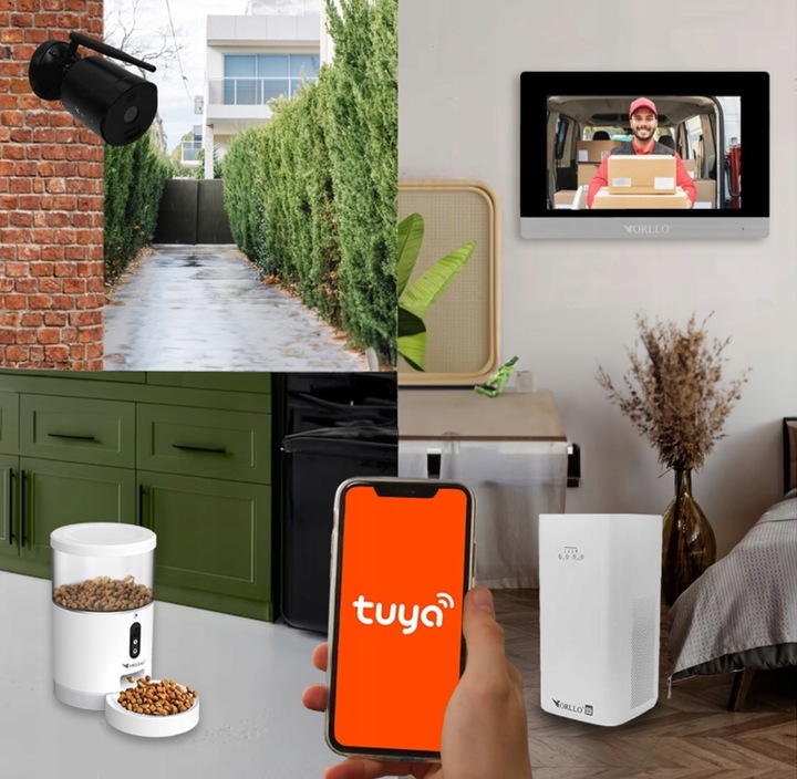 Kamera Zewnętrzna Bezprzewodowa WiFi IP ORLLO TZ4 Jakość Super HD + GRATIS