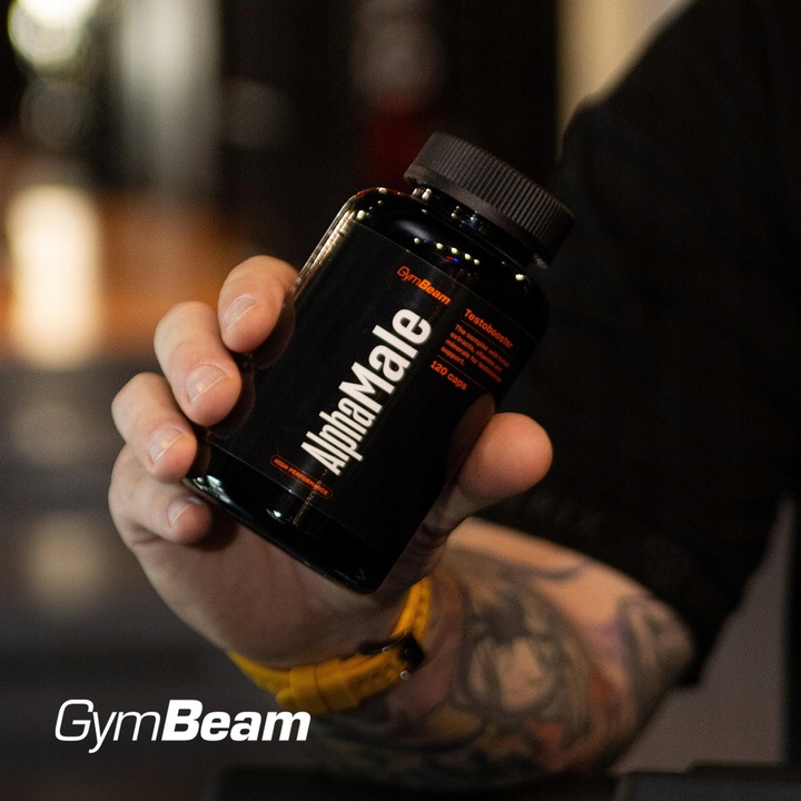 TESTOBOOSTER TESTOSTERON LIBIDO MIĘŚNIE SIŁA WITAMINY - GymBeam 120 kaps