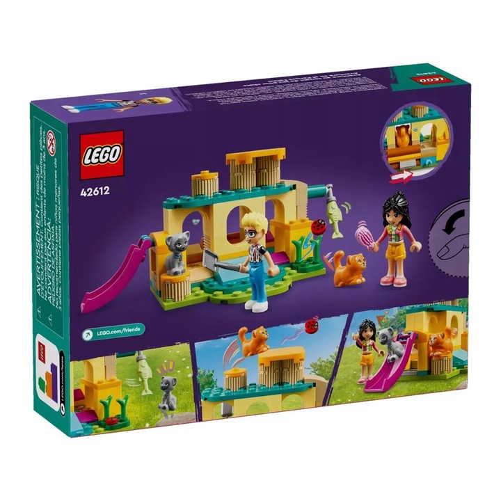 LEGO FRIENDS 5+ PRZYGODY NA KOCIM PLACU ZABAW 42612