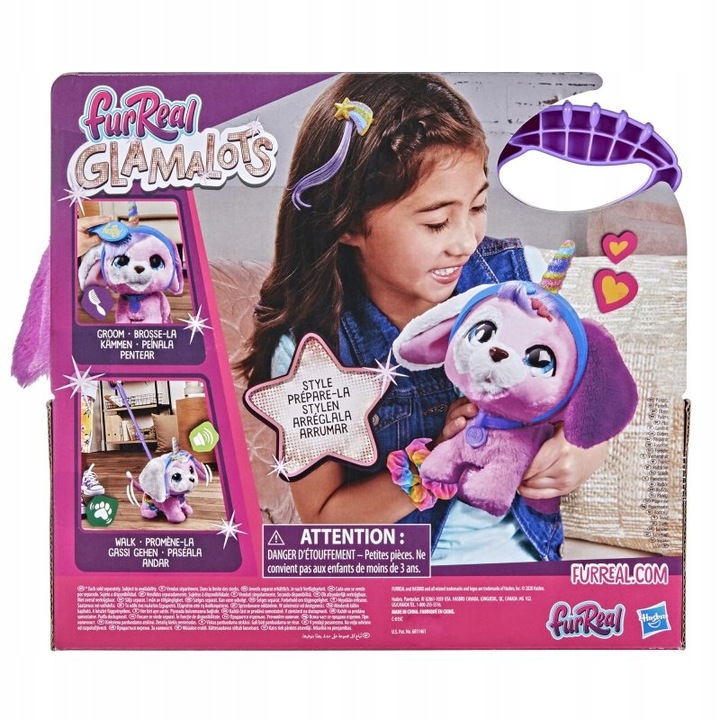 Interaktywne zwierzątko piesek szczeniaczek furReal Glamalots F1544
