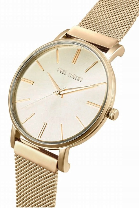 Złoty DUŻY Zegarek Damski Paul Lorens JULIE z Grawerem+PUDEŁKO i TOREBKA