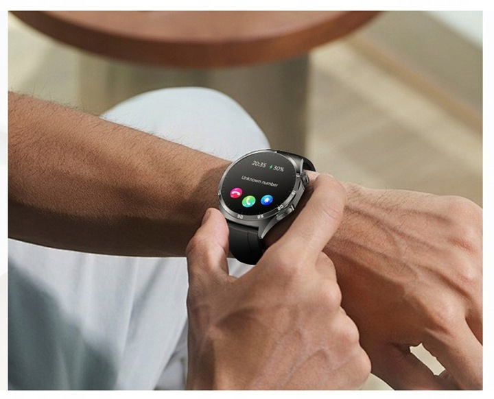 ZEGAREK MĘSKI SMARTWATCH AMOLED 440 EKG POMIAR CUKRU CIŚNIENIE TEMPERATURA