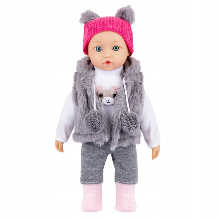 LALKA INTERAKTYWNA BOBAS KINDERPLAY MÓWI ŚMIEJE SIĘ PŁACZE UBRANKA