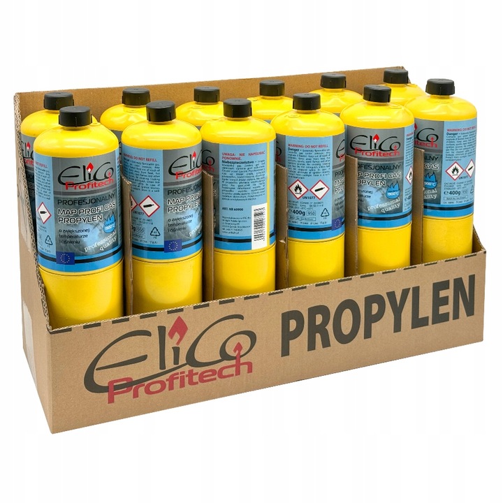 Butla KARTUSZ NABÓJ GAZOWY do palnika Zasobnik GAZ MAP GAS PRO MAPP 1"