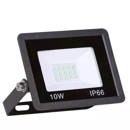 HALOGEN LED Z UCHWYTEM LAMPA NAŚWIETLACZ REFLEKTOR BUDOWLANY 10W IP66 SLIM