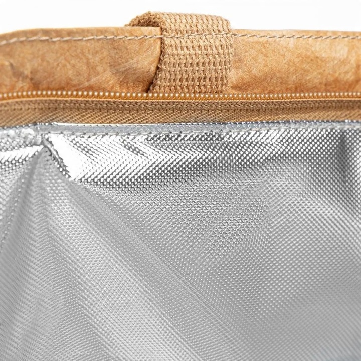 Torba termiczna z EKO materiałów plażowa na zakupy piknik 12 L 32x13x36 cm