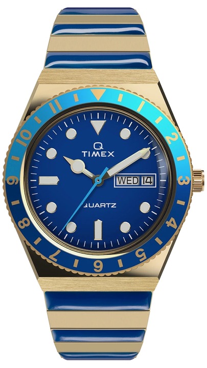 Zegarek damski Timex Q Malibu Lazur oceanie