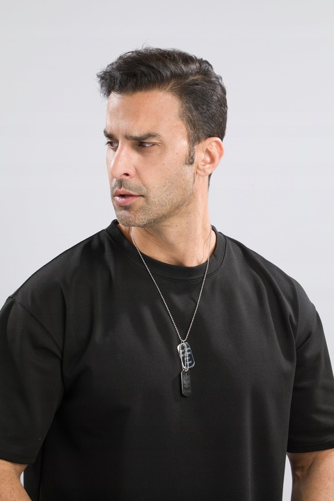 Nieśmiertelnik z Grawerem x2 Męski, Stal Chirurgiczna Grawer Mechaniczny