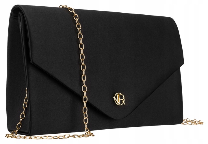 Elegancka torebka damska kopertówka Rovicky brokatowa wizytowa z kieszonką