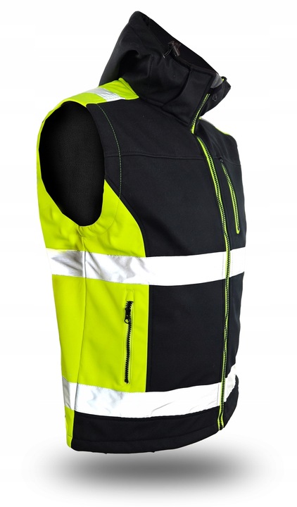 KAMIZELKA ROBOCZA Bezrękawnik KURTKA SOFTSHELL BHP HI-VIS ODBLASKI OC